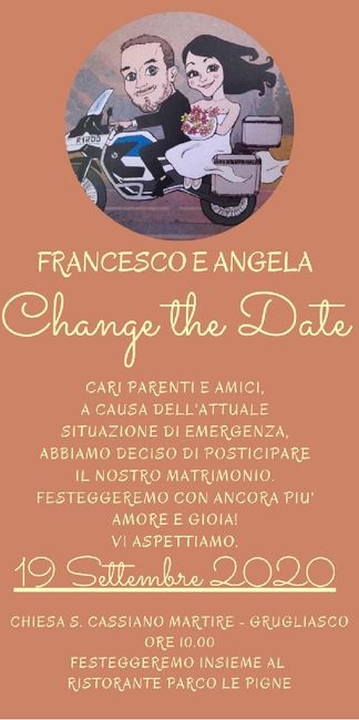 Matrimonio rimandato 😥😥 1