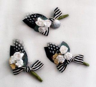 Segnaposto in bianco e nero