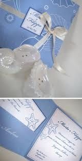 Partecipazione in azzurro e bianco