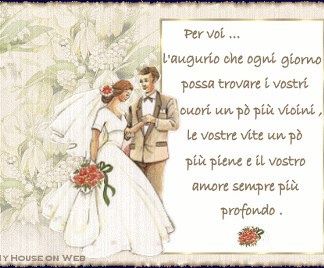 Auguri matrimonio