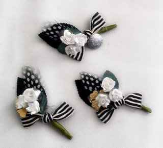 Segnaposto in bianco e nero