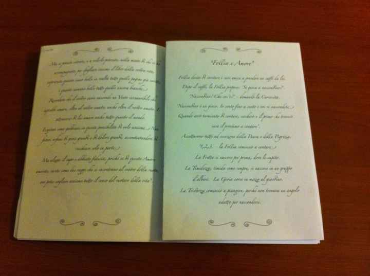 Interno libretto rito