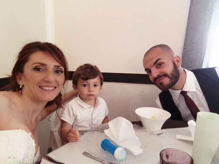 Con mio marito e il mio super bimbo!