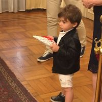 Mio figlio che ci porta le fedi