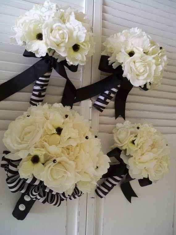 Bouquet black and white