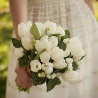 Abito corto e bouquet - 1