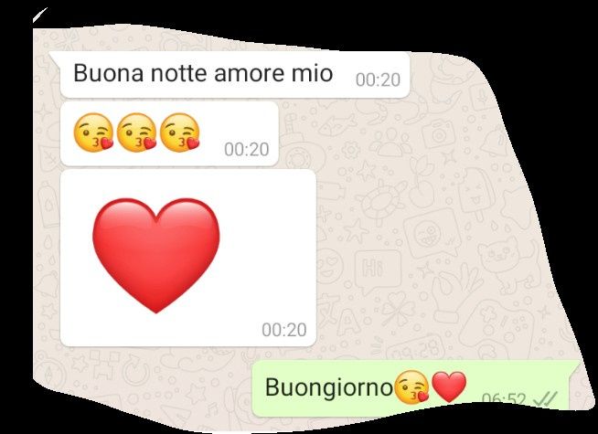 Condividi lo screenshot dell'ultimo messaggio che vi siete inviati 3