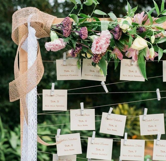 Boho chic! Tableau de mariage🔳🌺🌻 - 1