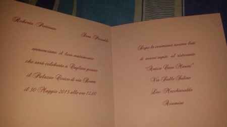 Risultato finale partecipazioni! - 2