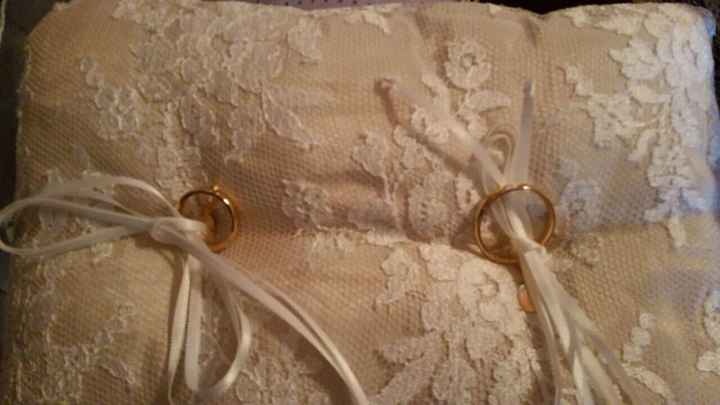 Fedi e cuscino porta fedi  - 1