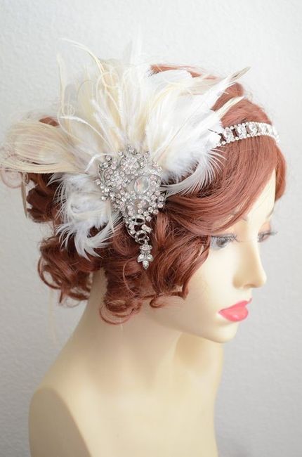 Anni 20 fascinator per capelli