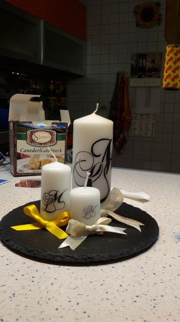 Candele centrotavola