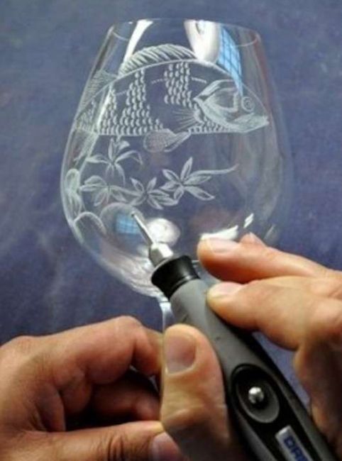 incisione bicchiere 