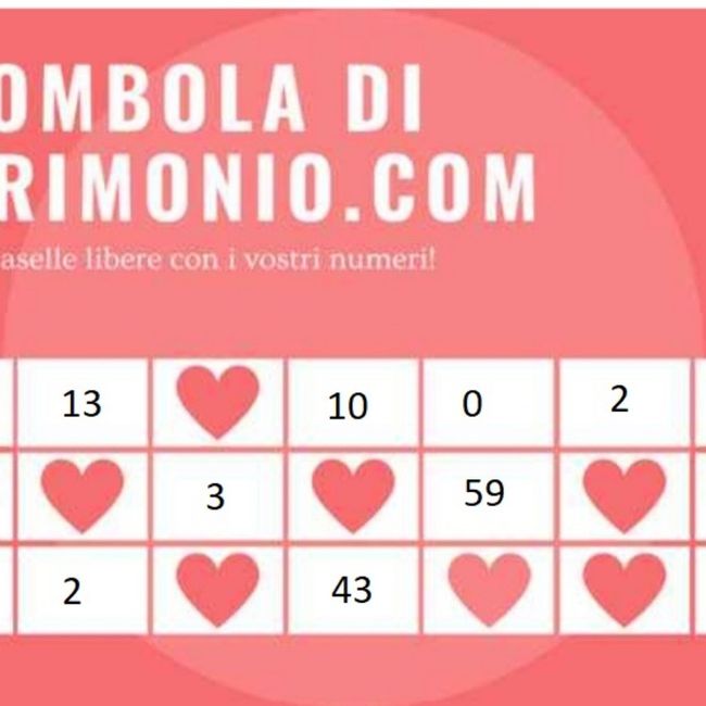 Condividi i tuoi numeri! 10