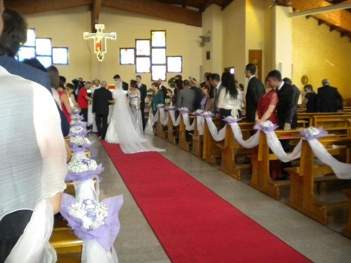 l'addobbo per la chiesa