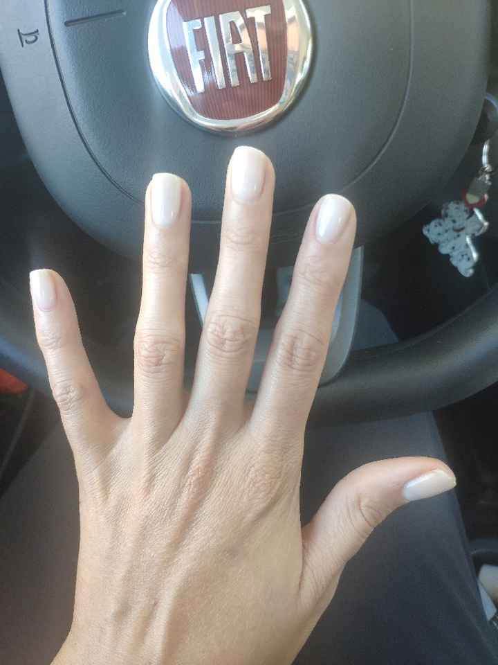 Wedding nails - baby boomer - 1