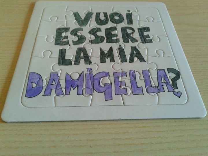 Annuncio originale alla damigella - 2