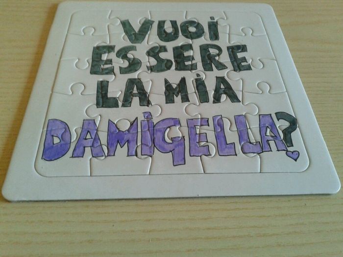 Annuncio originale alla damigella - 2