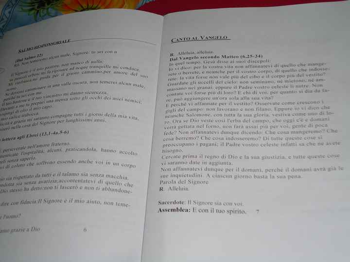 Il nostro libretto messa - 0