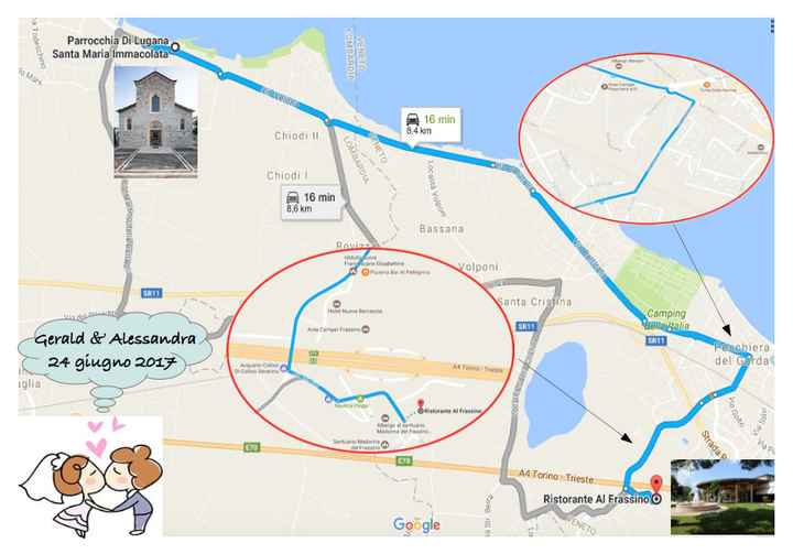 Wedding Map dietro