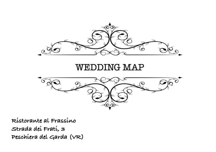 Wedding Map davanti