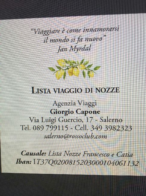 Lista nozze e invito - 1