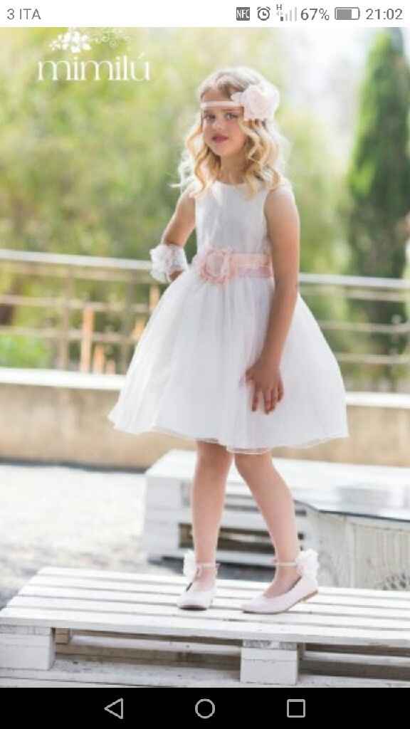 Abito damigella piccola - 1