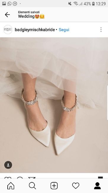 Scarpe basse per il matrimonio - 1