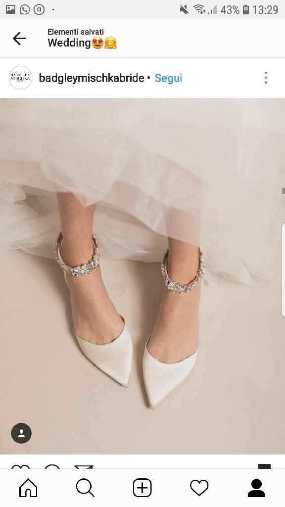 Scarpe basse per il matrimonio - 1
