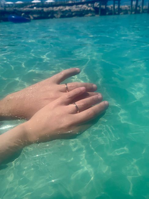 Fedi colore oro rosa 1