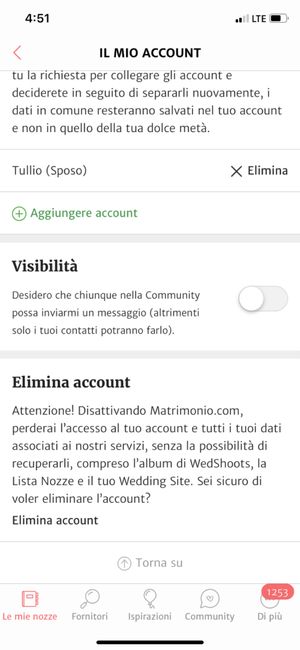 Chiudere il profilo - 2