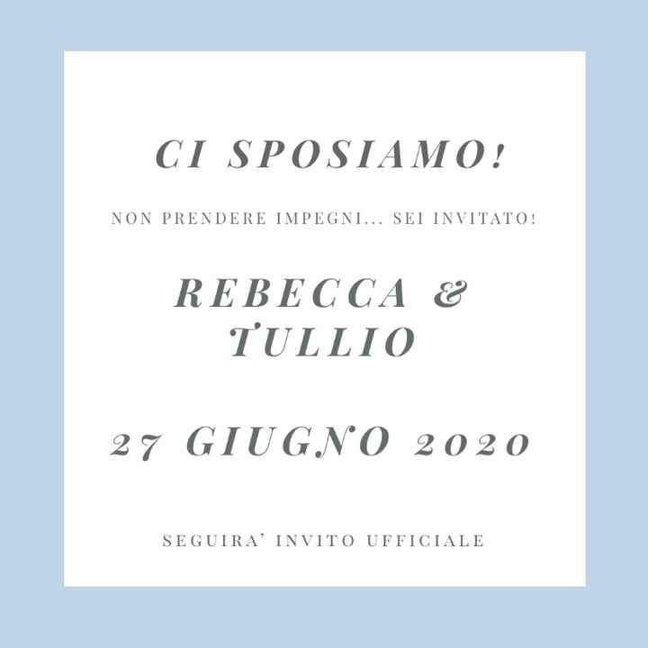 Save the date - 1