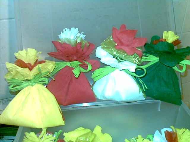 bomboniere di carta crespa