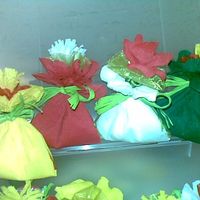 bomboniere di carta crespa fai da me