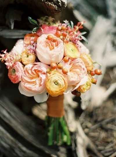 bouquet dai toni caldi