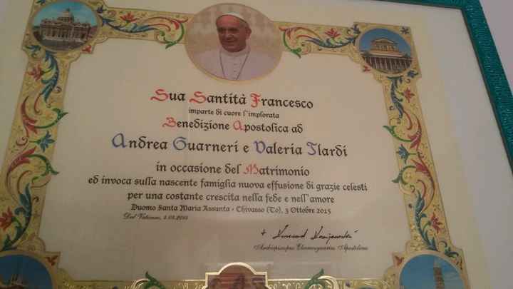 Benedizione papa - 1