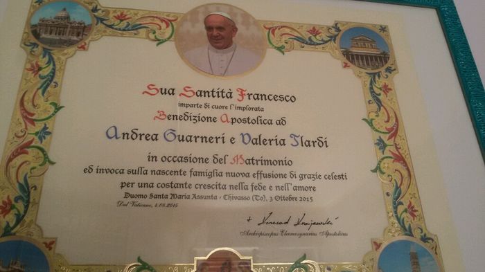 Benedizione papa - 1