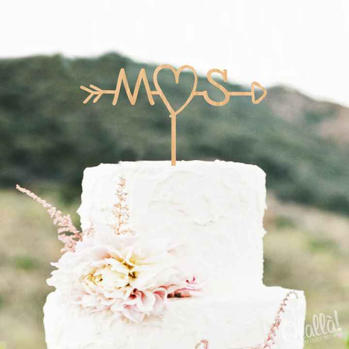 Cake topper personalizzato - 1