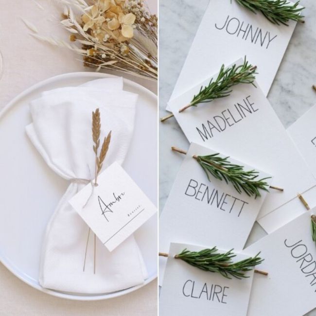 Segnaposti economici e fai da te 7