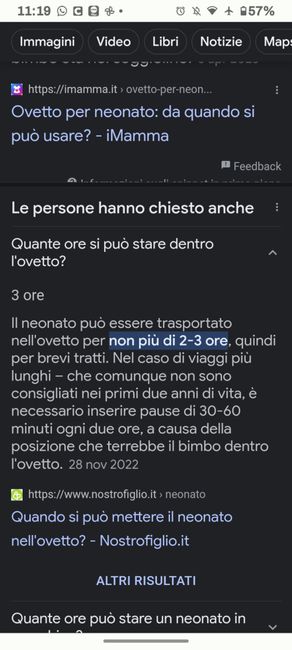 Consiglio vacanza con neonato 1 mese 1