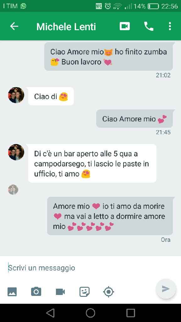 Qual è il messaggio più romantico che fm ti ha inviato? 📱 - 1