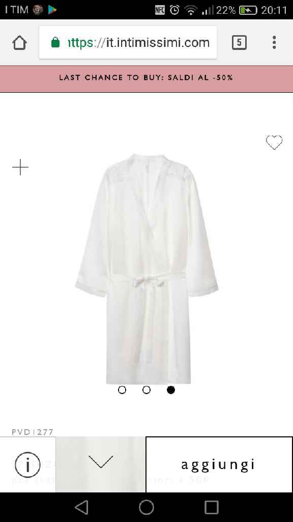 Vestaglia Intimissimi..cercasi esperienze! - 1