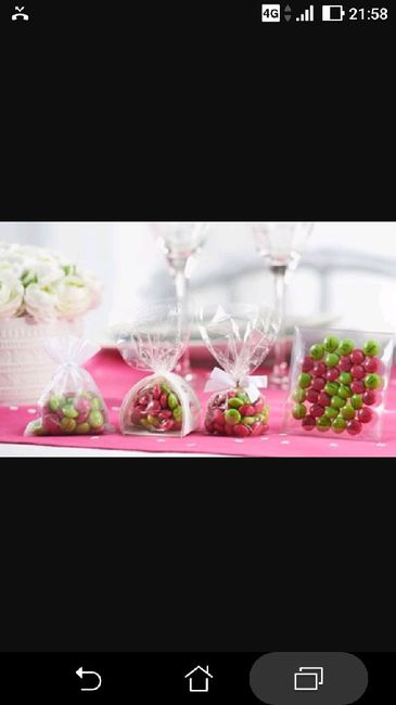 Zuccherini come segnaposti 2