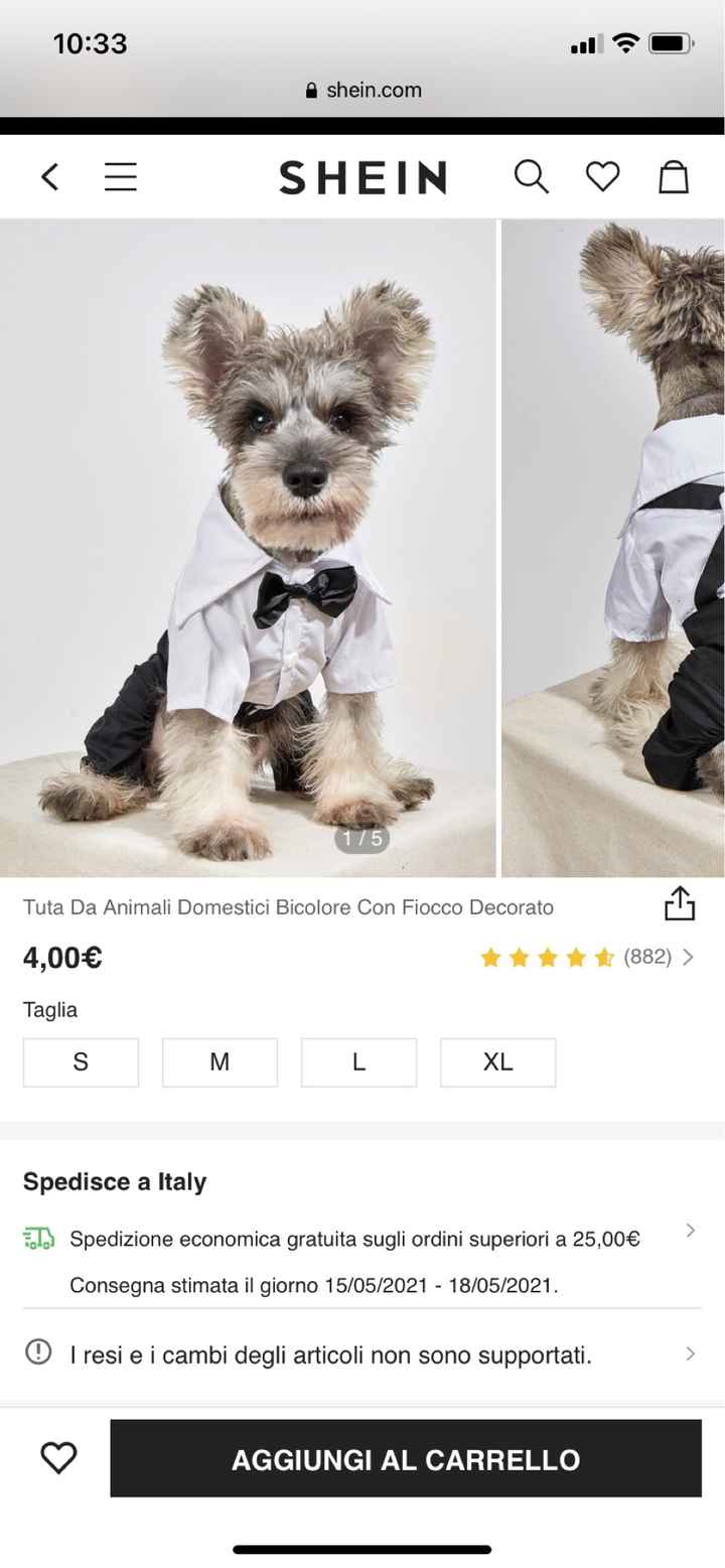 Pettorine Wedding per cani 🐶 - 1