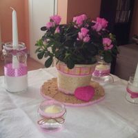 Centrotavola con candele di giorno - 1