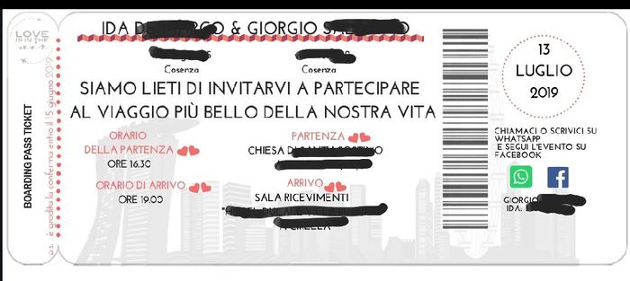 Partecipazioni tema viaggio - 1