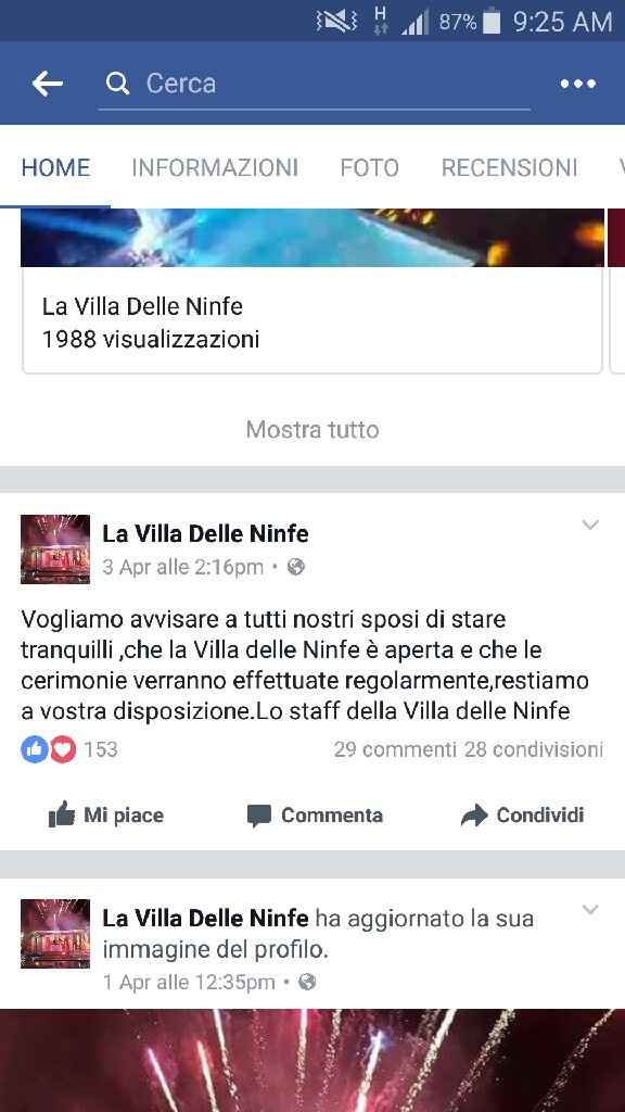 Non ci posso credere villa delle ninfe...chiusa !! - 1