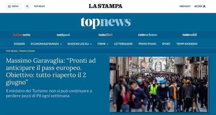 News (o potenziali news) su tutti i fronti! - 1