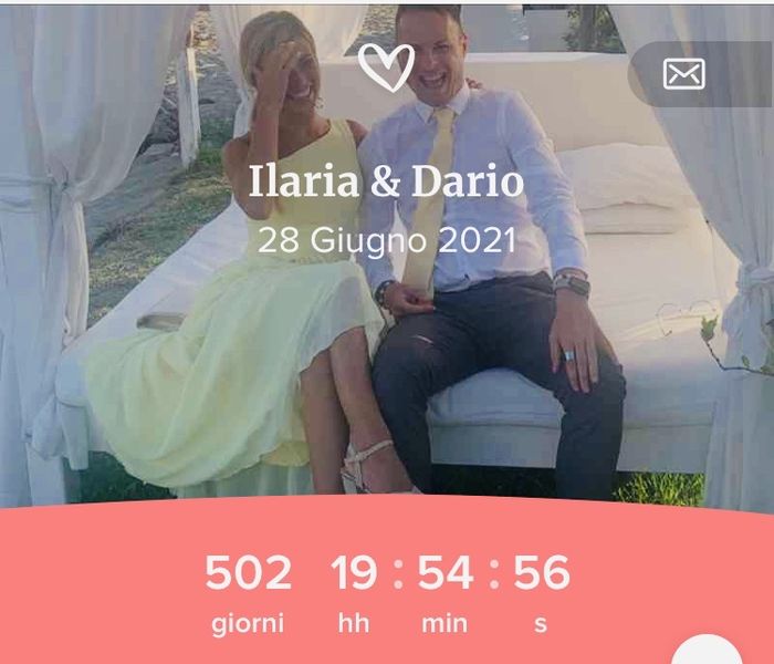 Quanti giorni mancano al vostro matrimonio???😍😍😍😍😍😍 1