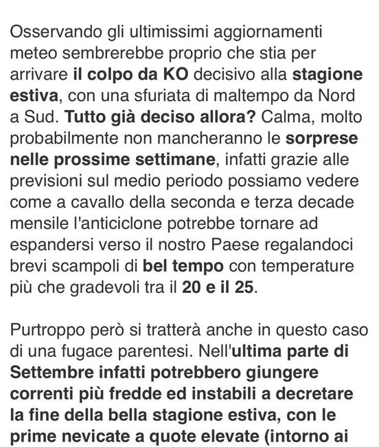 tra un giorno mi sposo e il meteo non promette nulla di buono 😔😔 - 2